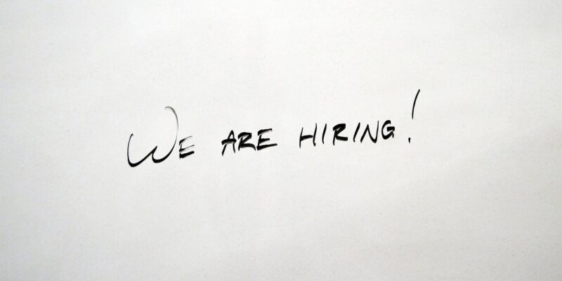 Estamos a recrutar