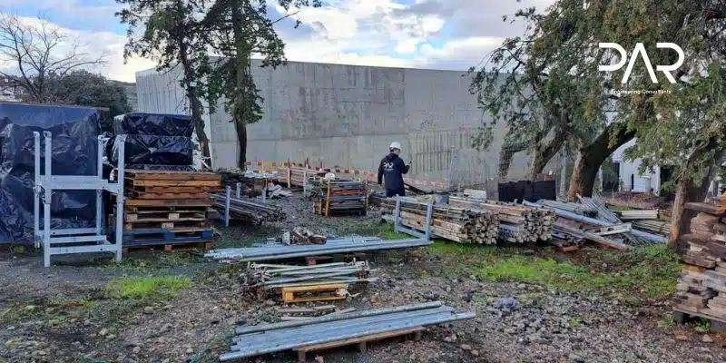 Levantamento edificado existente - Estaleiro obra