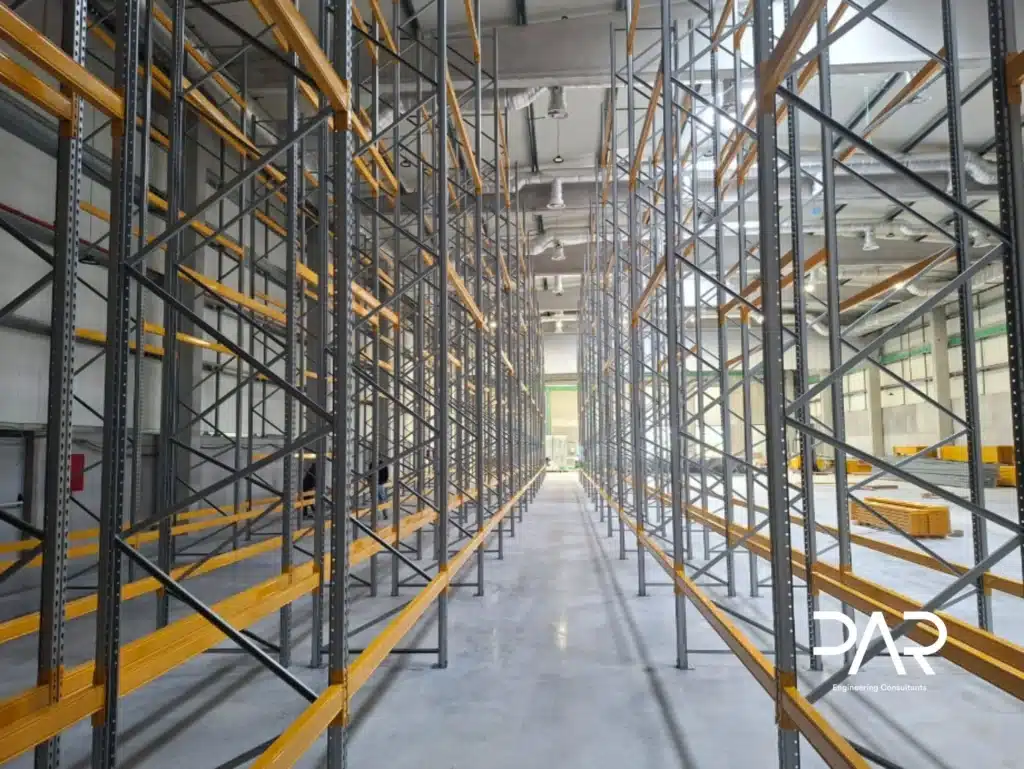 Montagem Racks em armazém