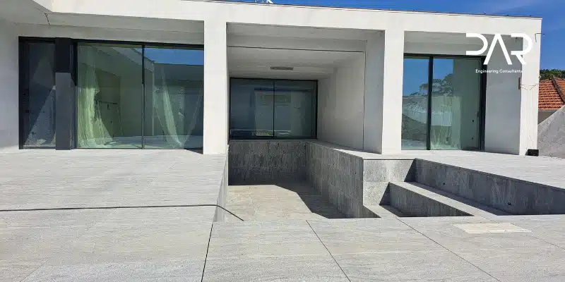 Vista Geral moradia com piscina