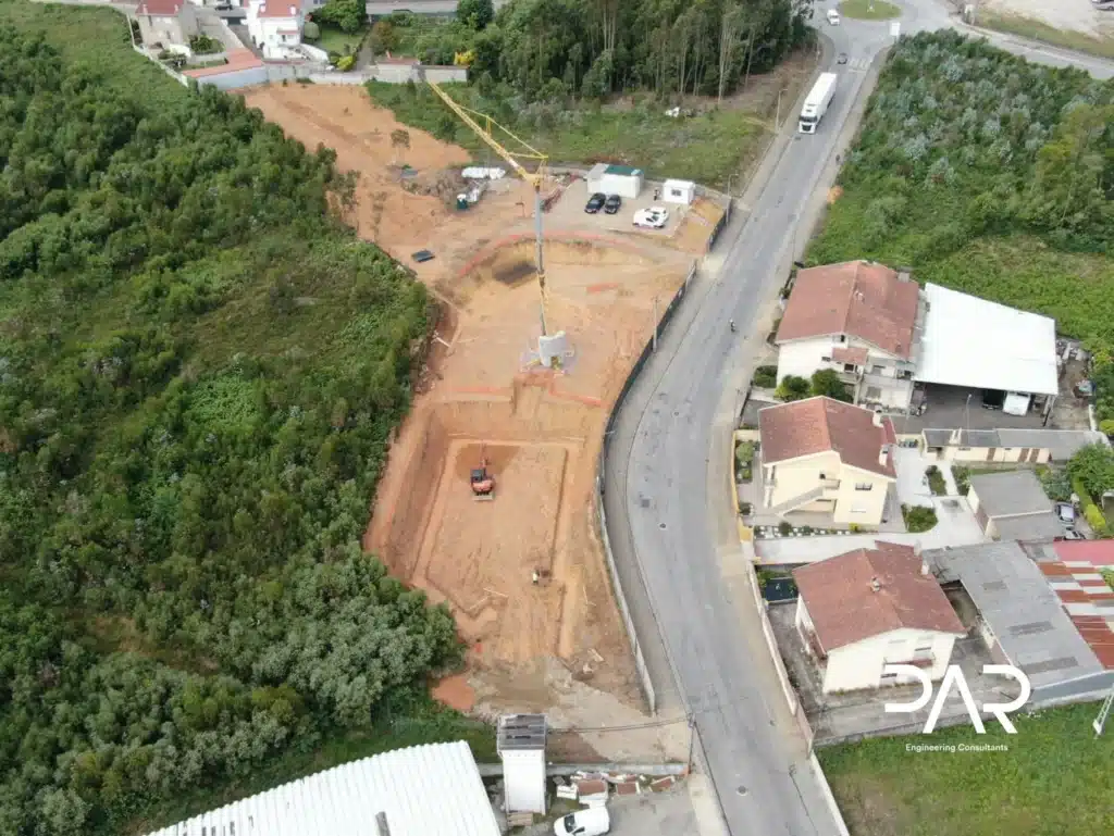 Notícia Movimento de terras - Vista lado nascente